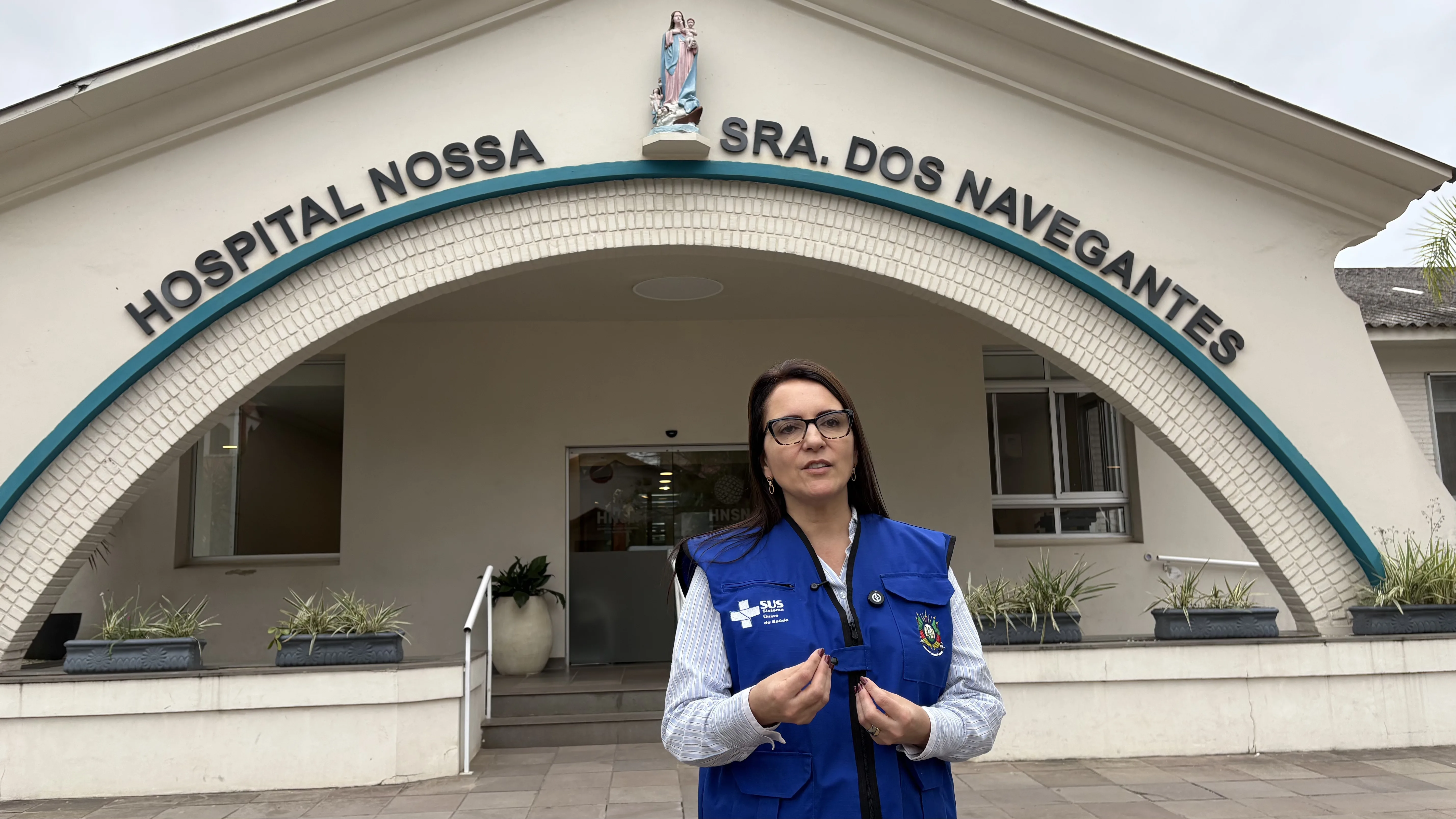 Secretaria adjunta de Saúde do Estado, Lisiane Fagundes